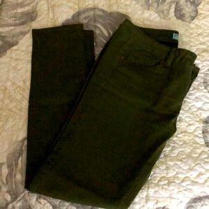 Hunter green jeans